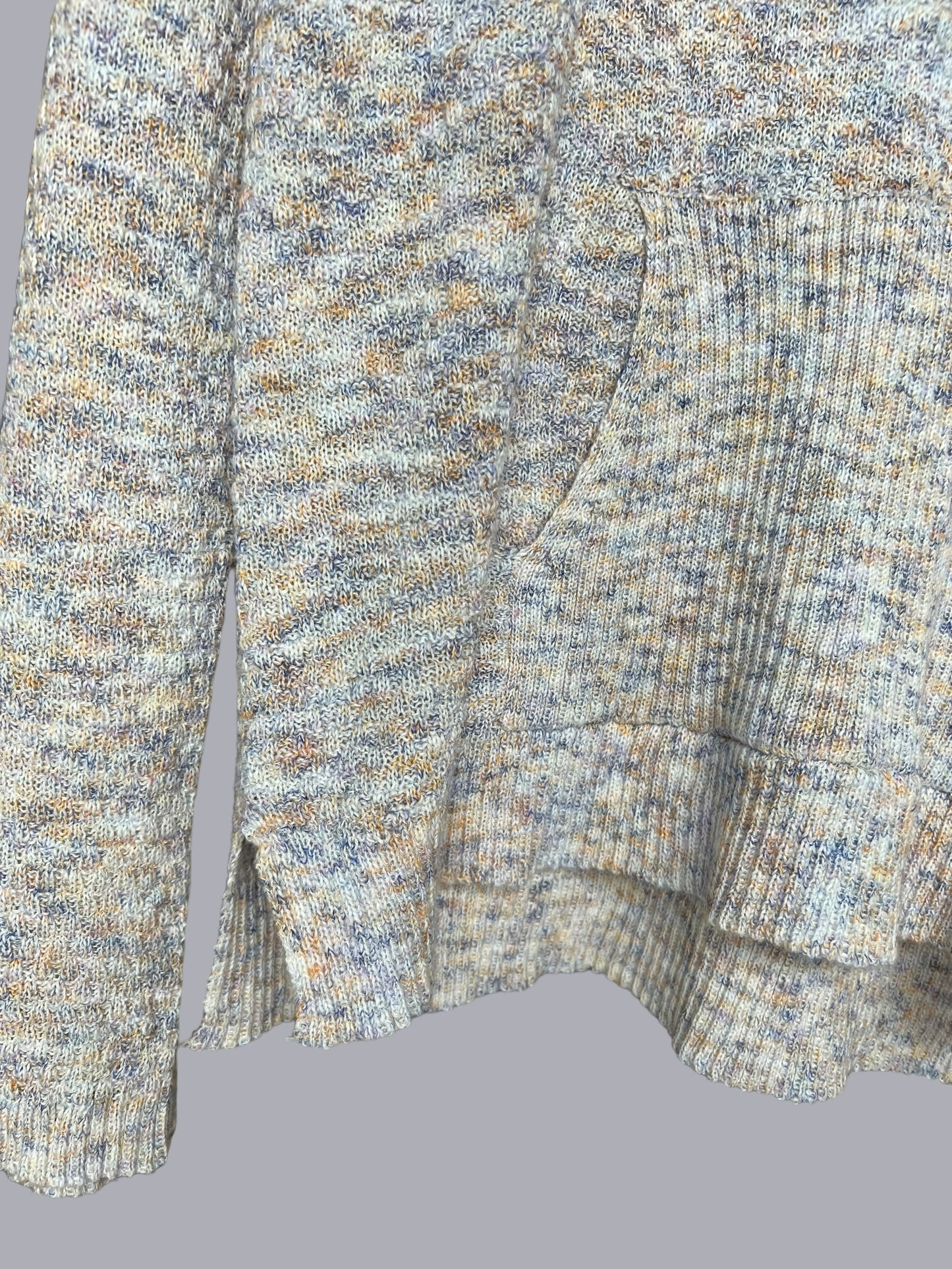 V-Neck Lightweight Sweater Hoodie