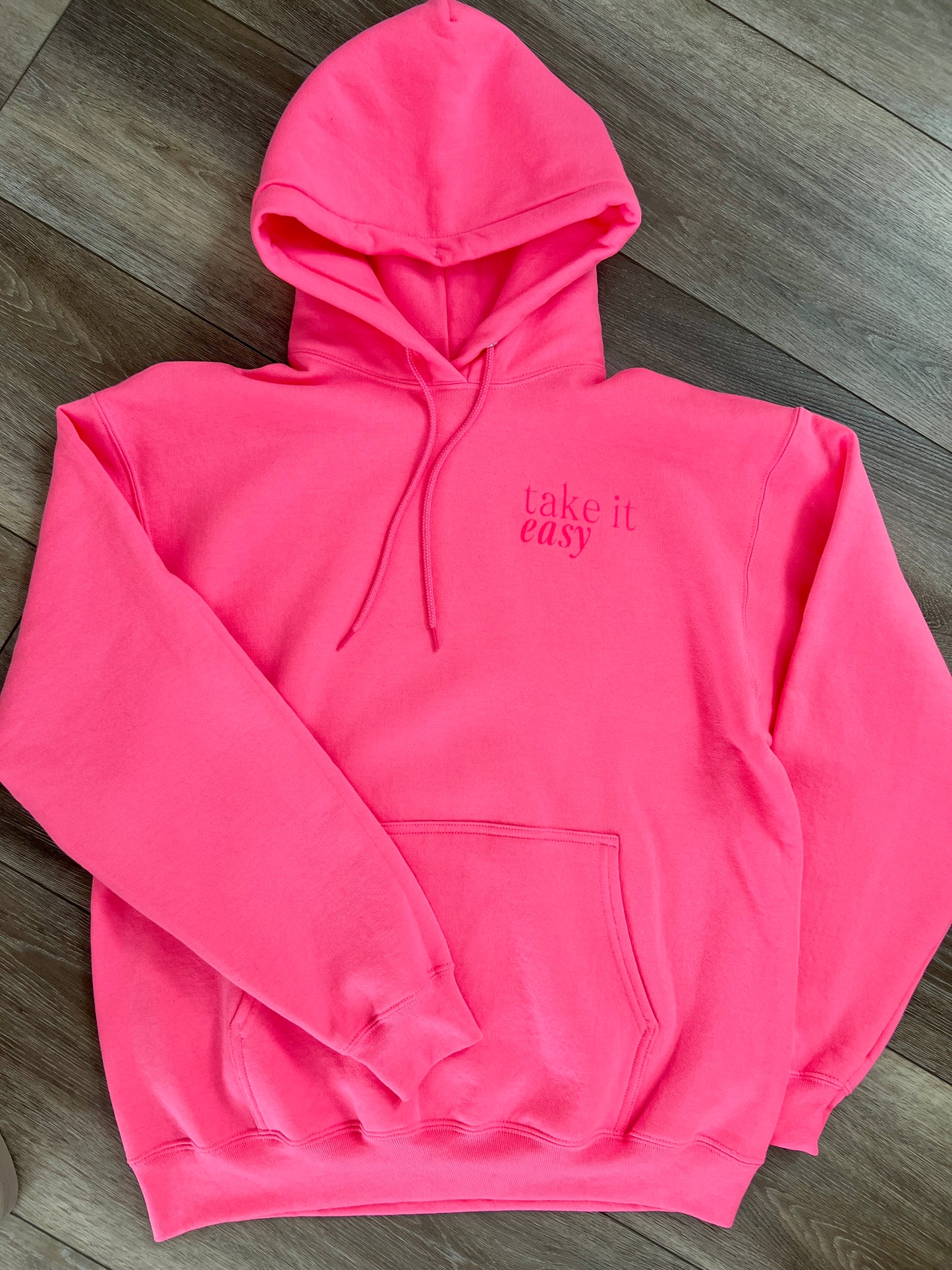 'Take it Easy' Graphic Hoodie Sweatshirt