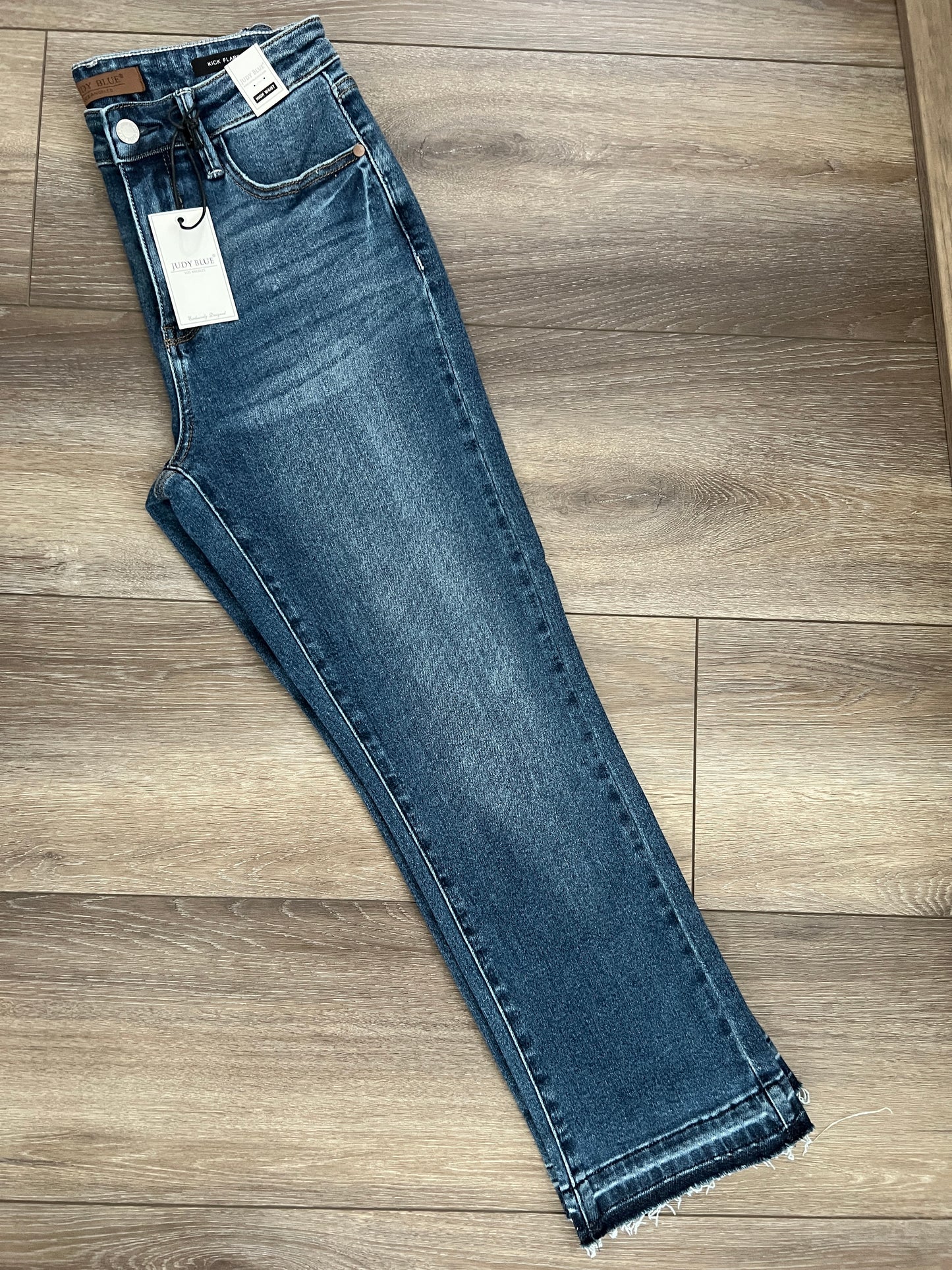 Judy Blue Cropped Kick Flare Jeans