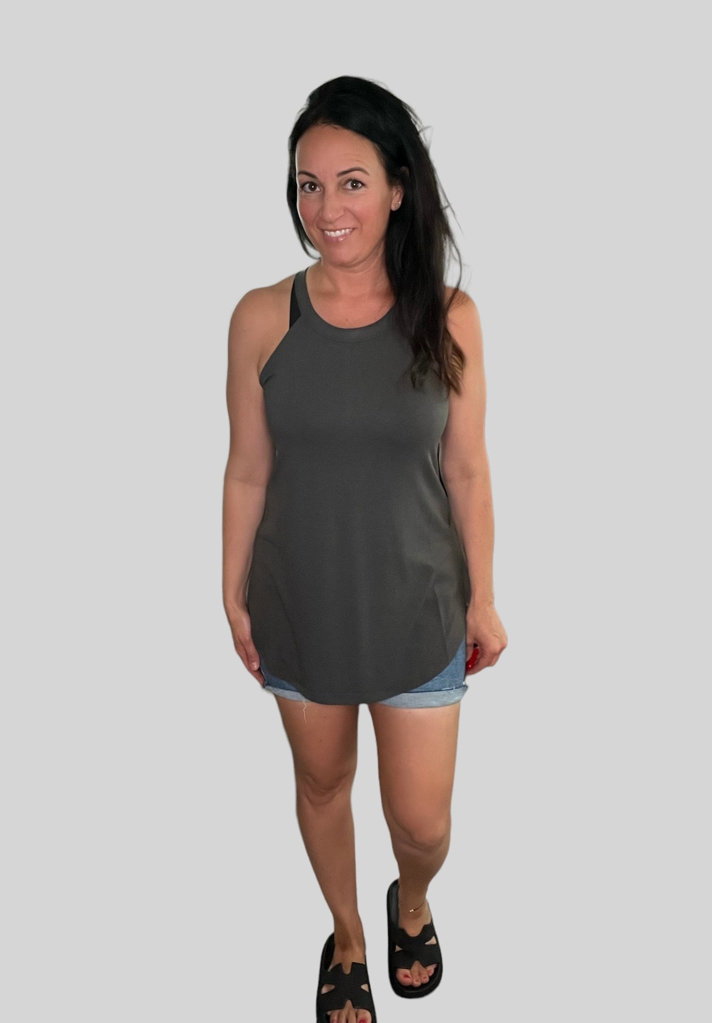 Halter Neck Flowy Tank