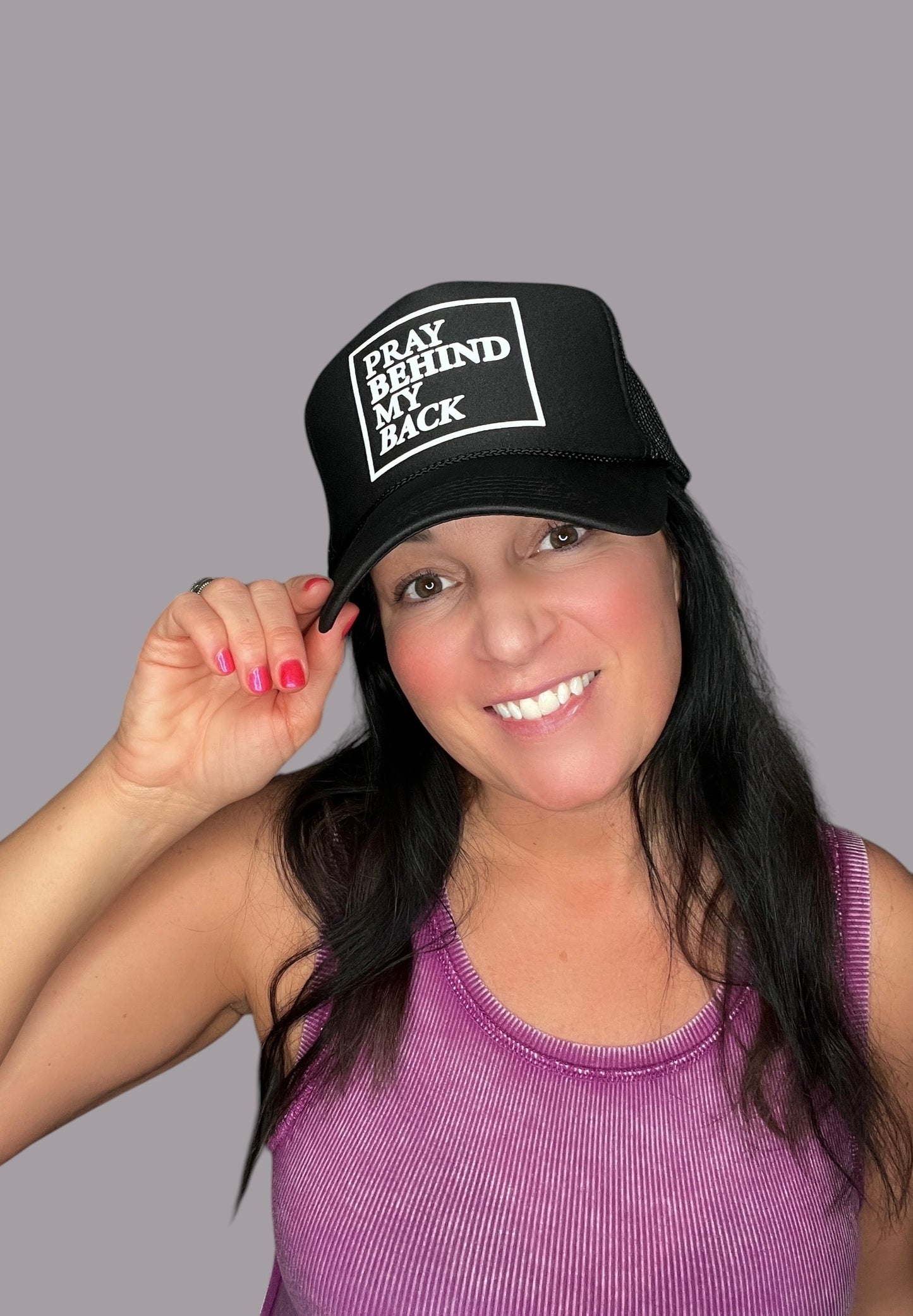 'Behind my Back' Trucker Hat