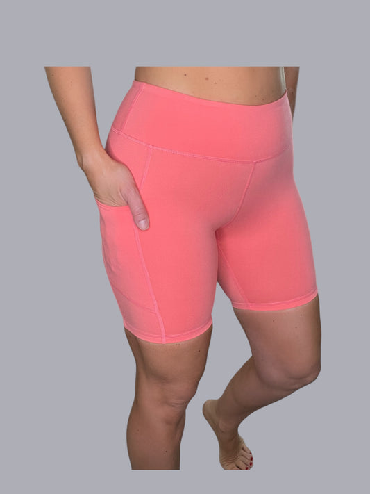 6-inch Biker Shorts w/ Pockets