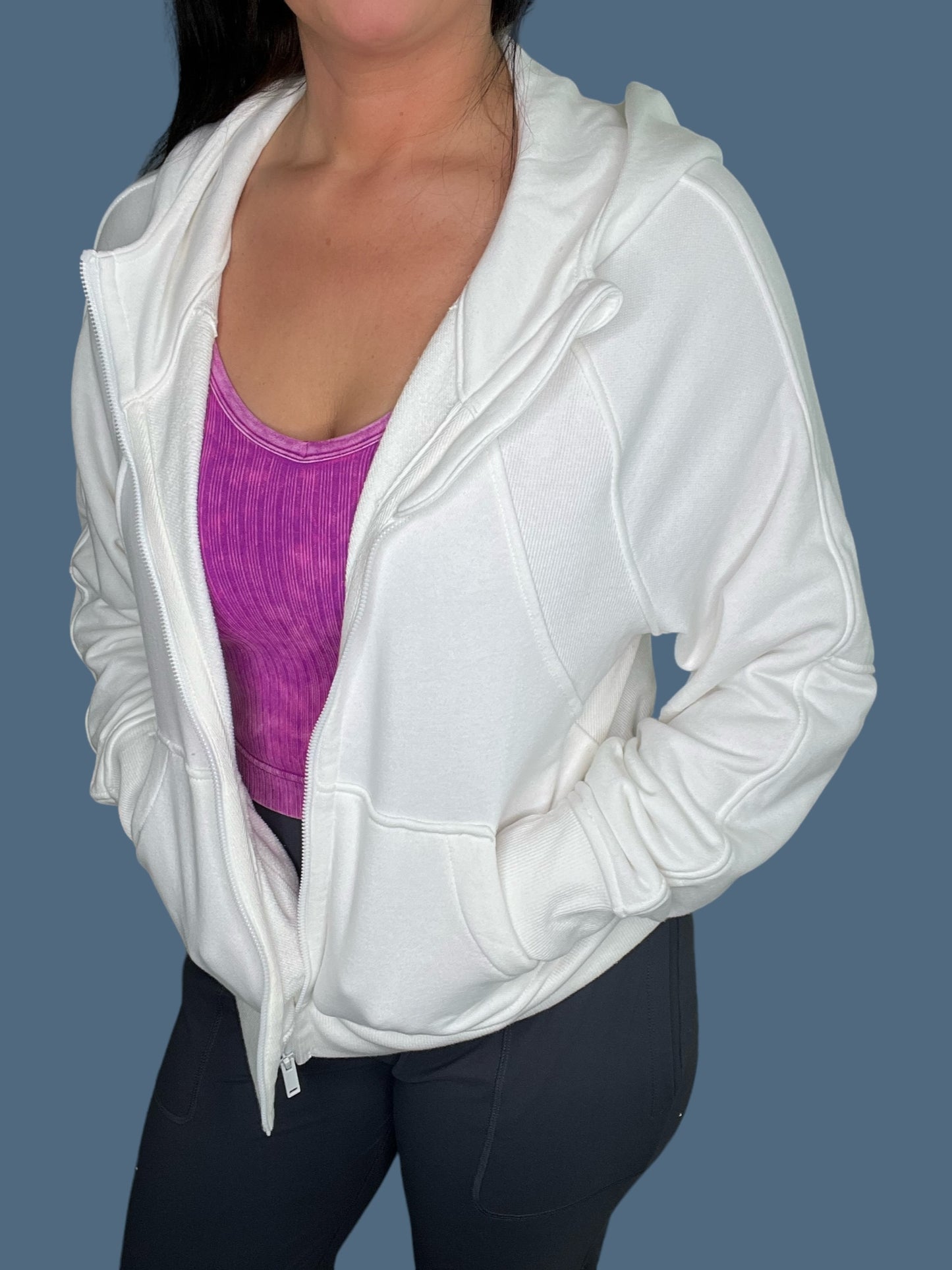 Full-Zip Luxe Hoodie Jacket