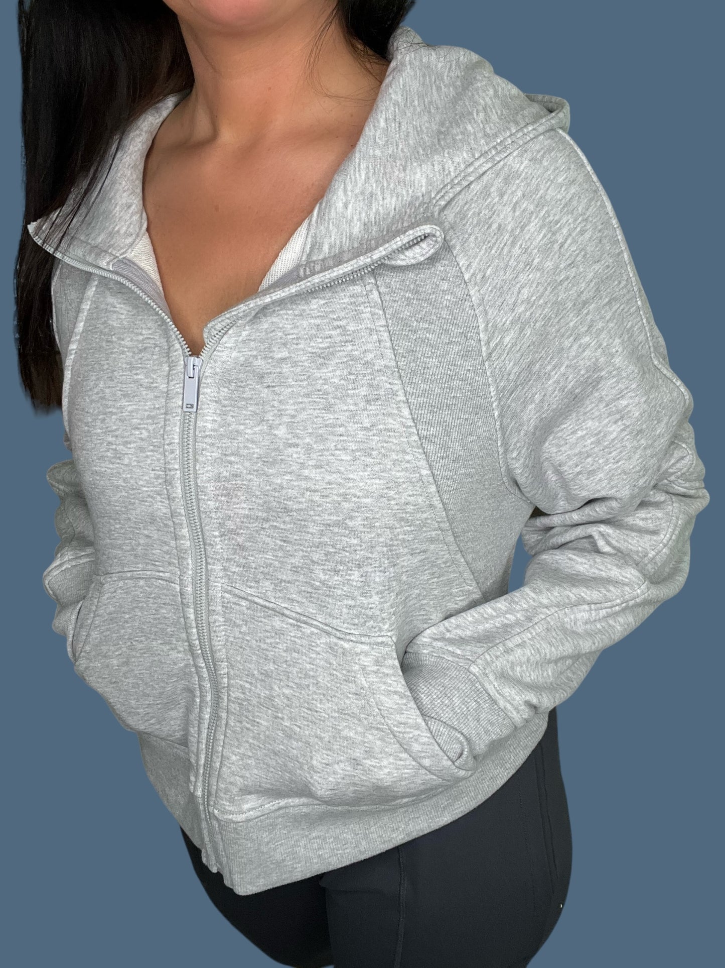 Full-Zip Luxe Hoodie Jacket