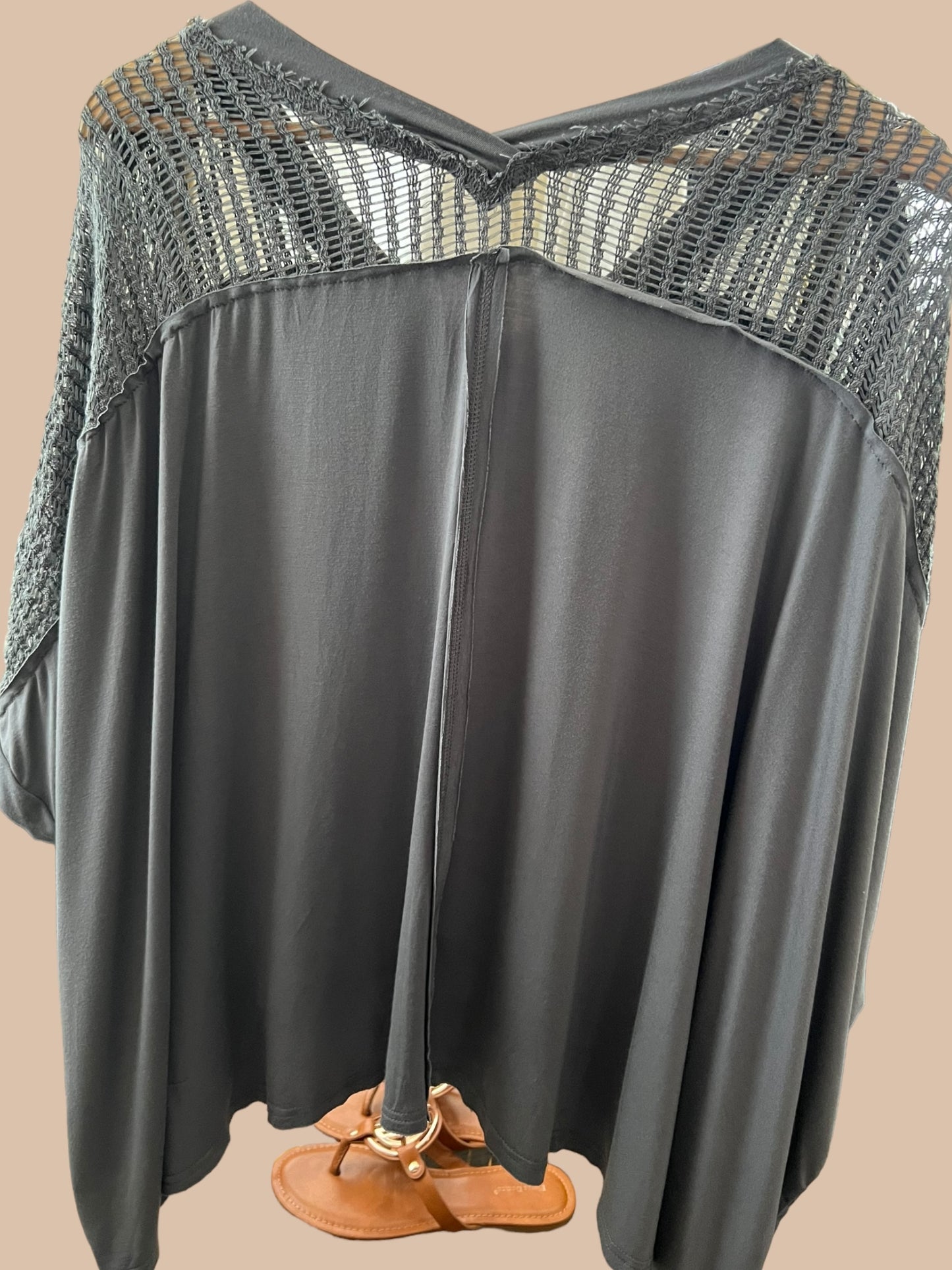 'Star Studded' Flowy Half-Sleeve Top