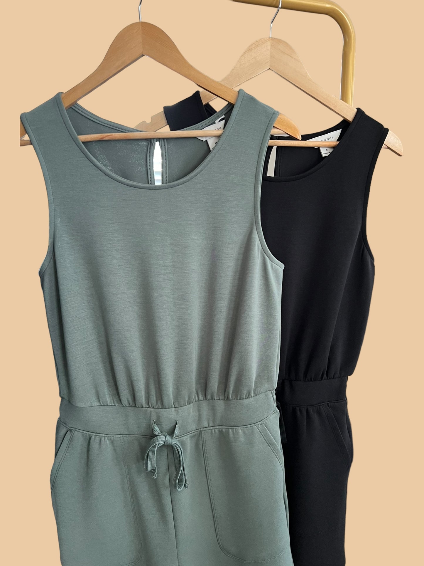 Scuba Luxe Sleeveless Jumpsuit