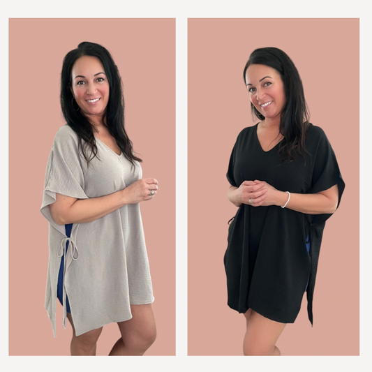 Side-Tie Swim Cover Up