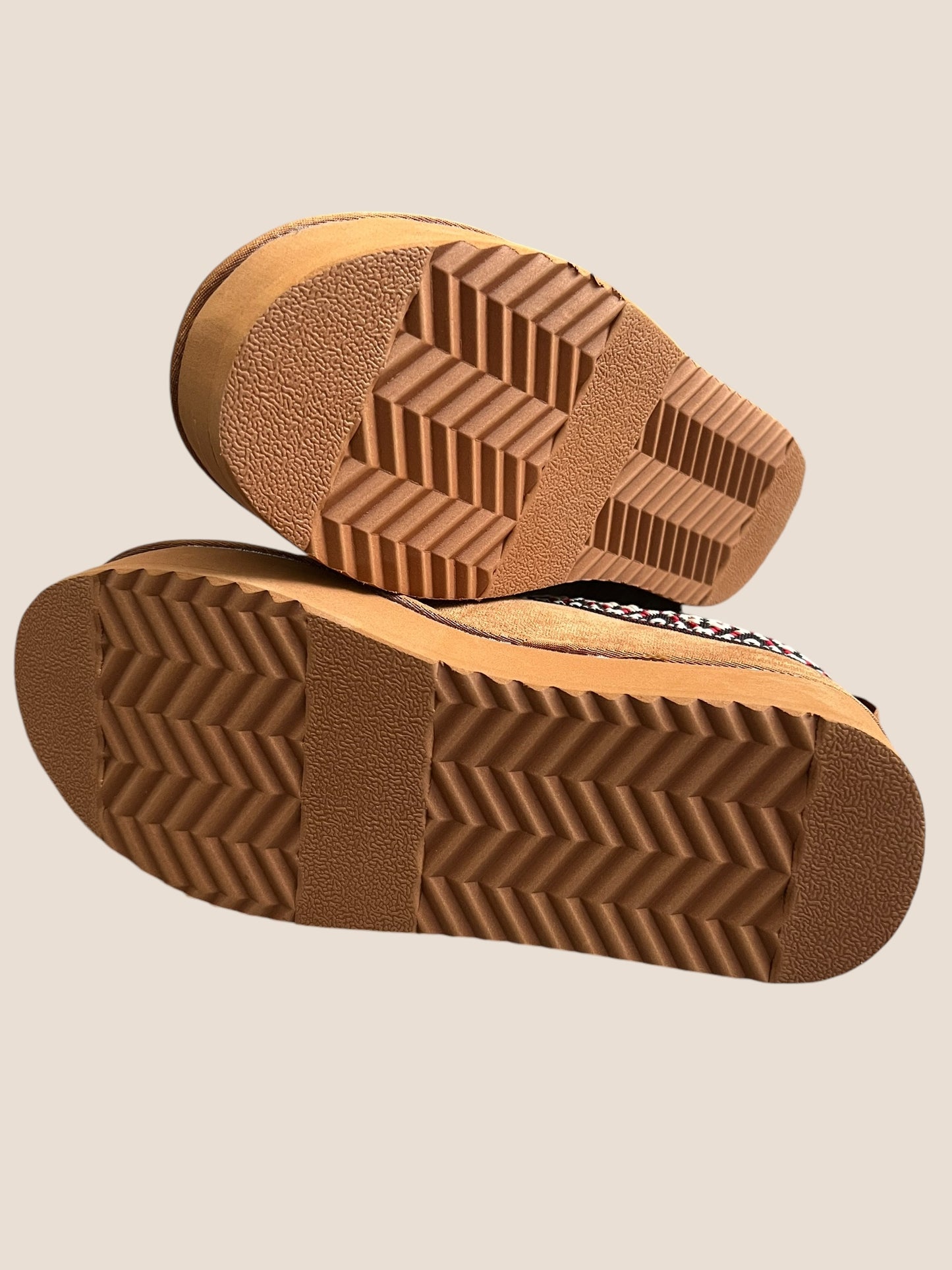 Platform Fur Slip-on Shoes