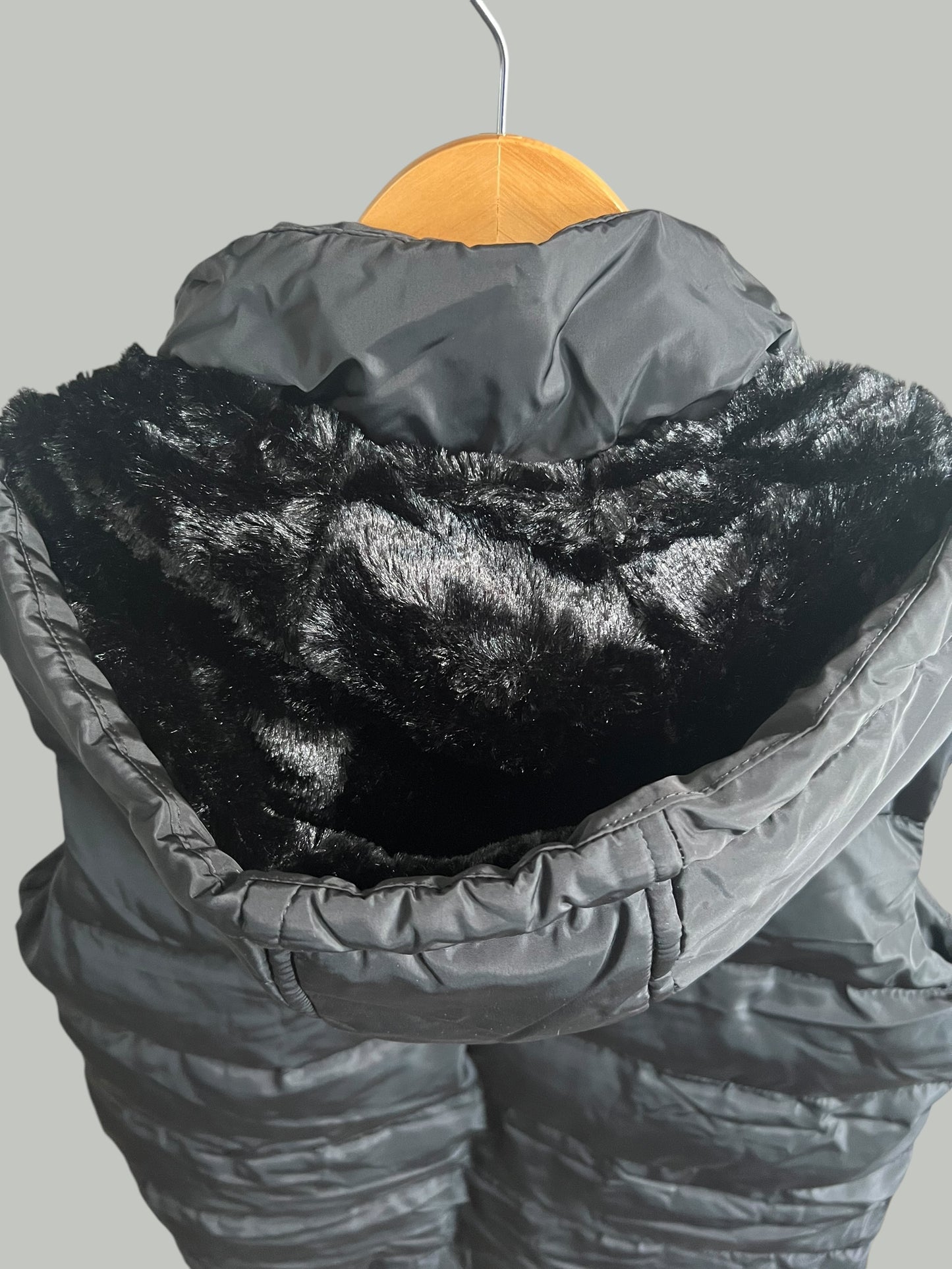 Longline Hooded Puffer Vest