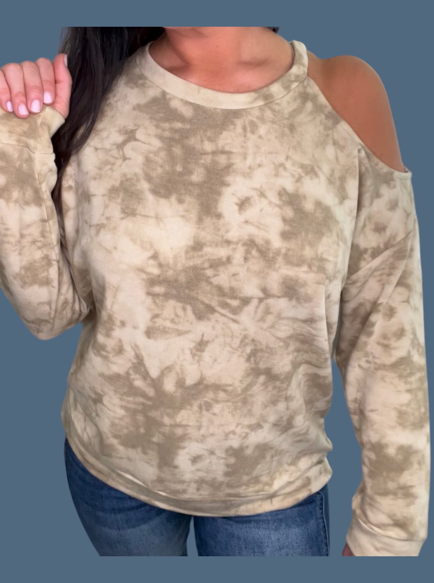 One Shoulder Cut Out Top