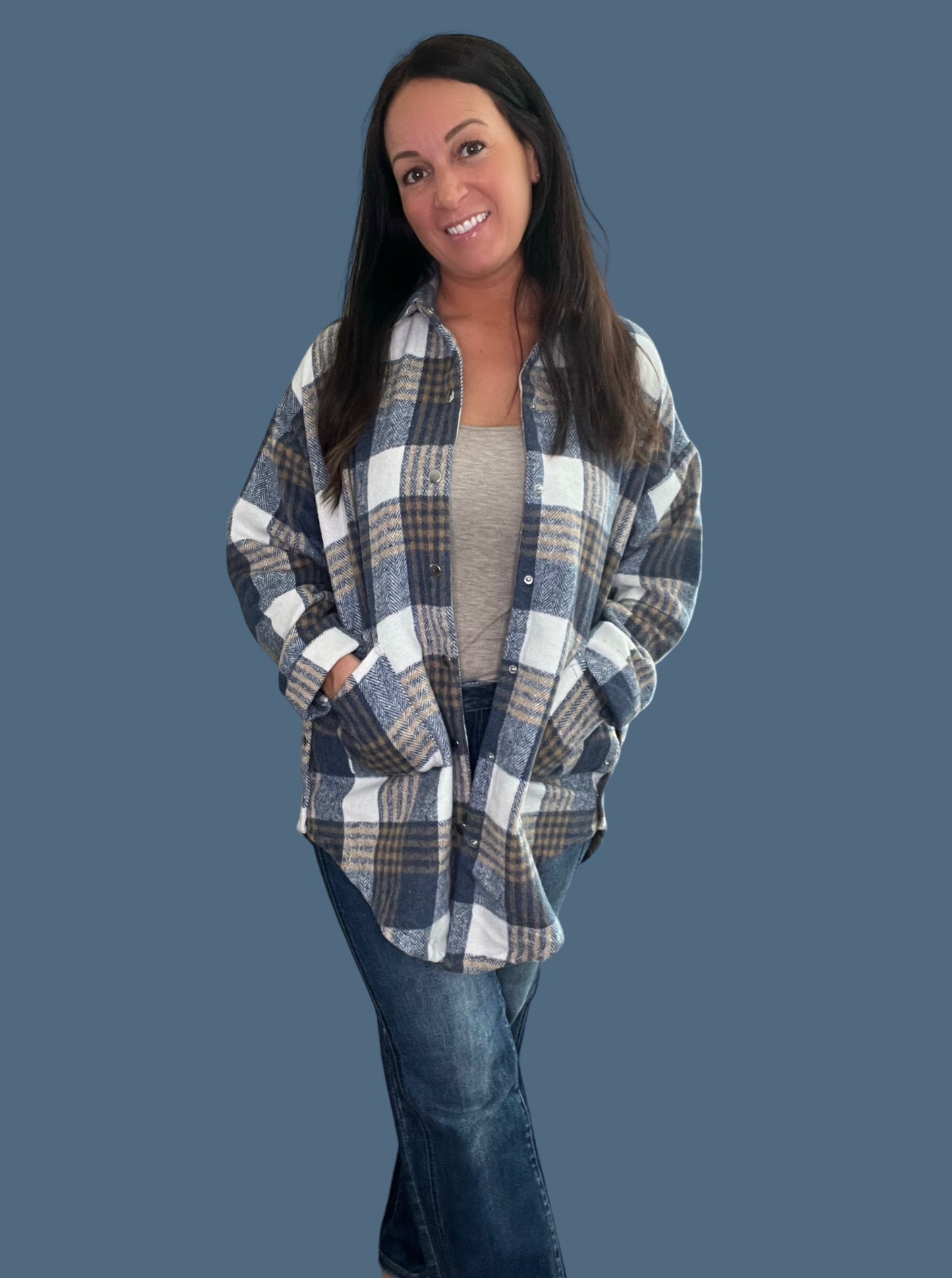 Plaid Oversized Shacket