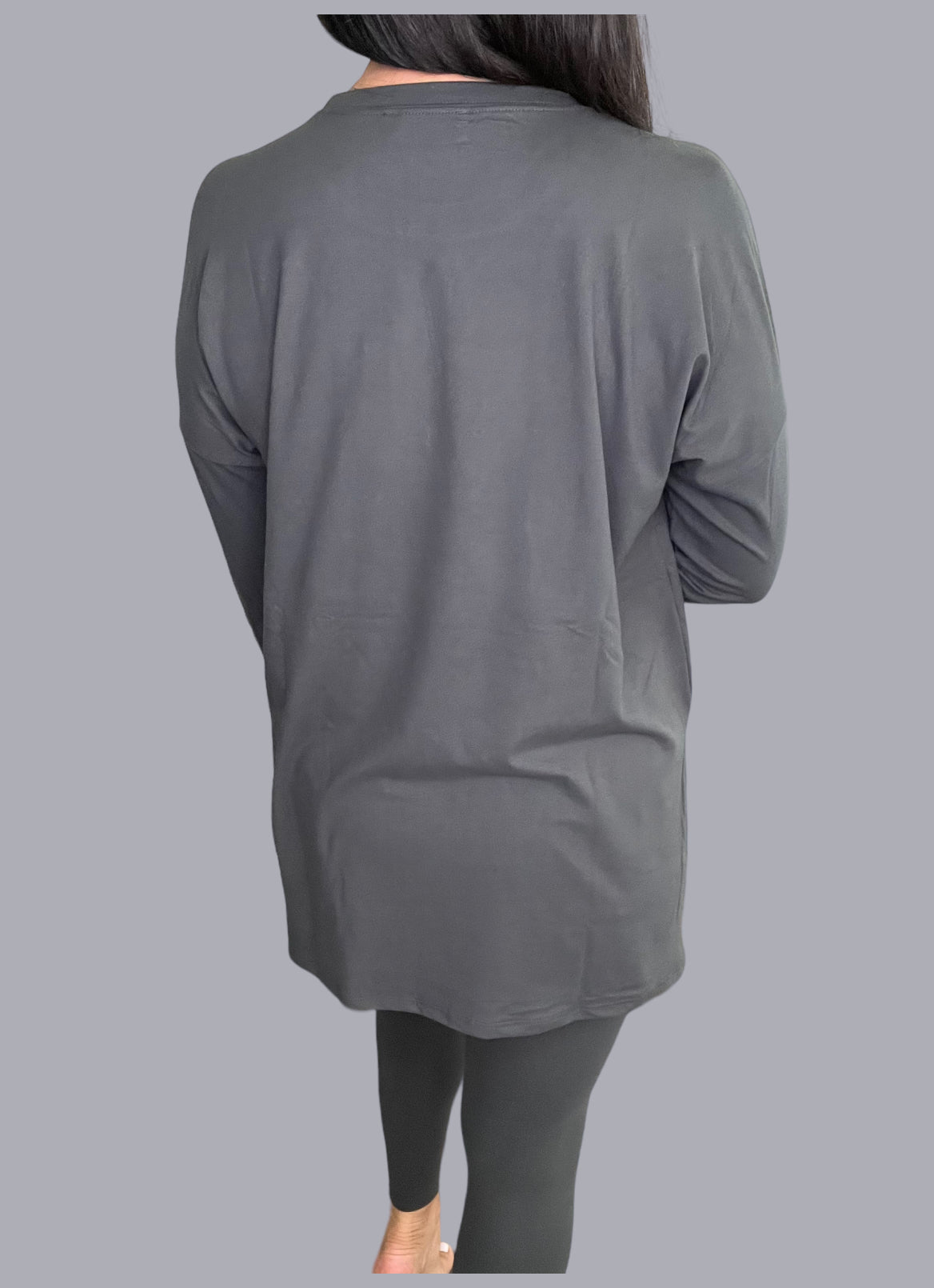 Microfiber Round Neck Loungewear Set