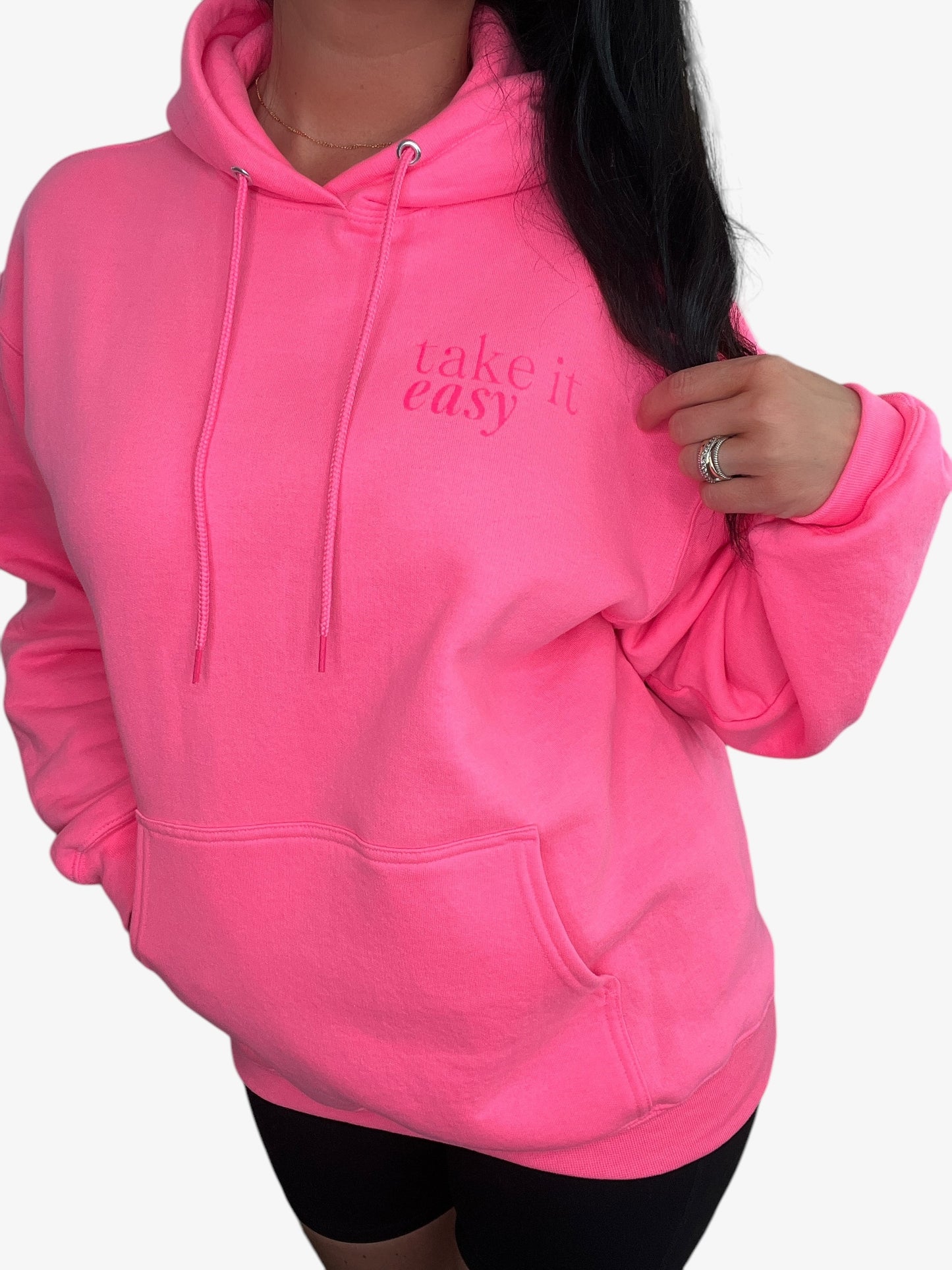 'Take it Easy' Graphic Hoodie Sweatshirt