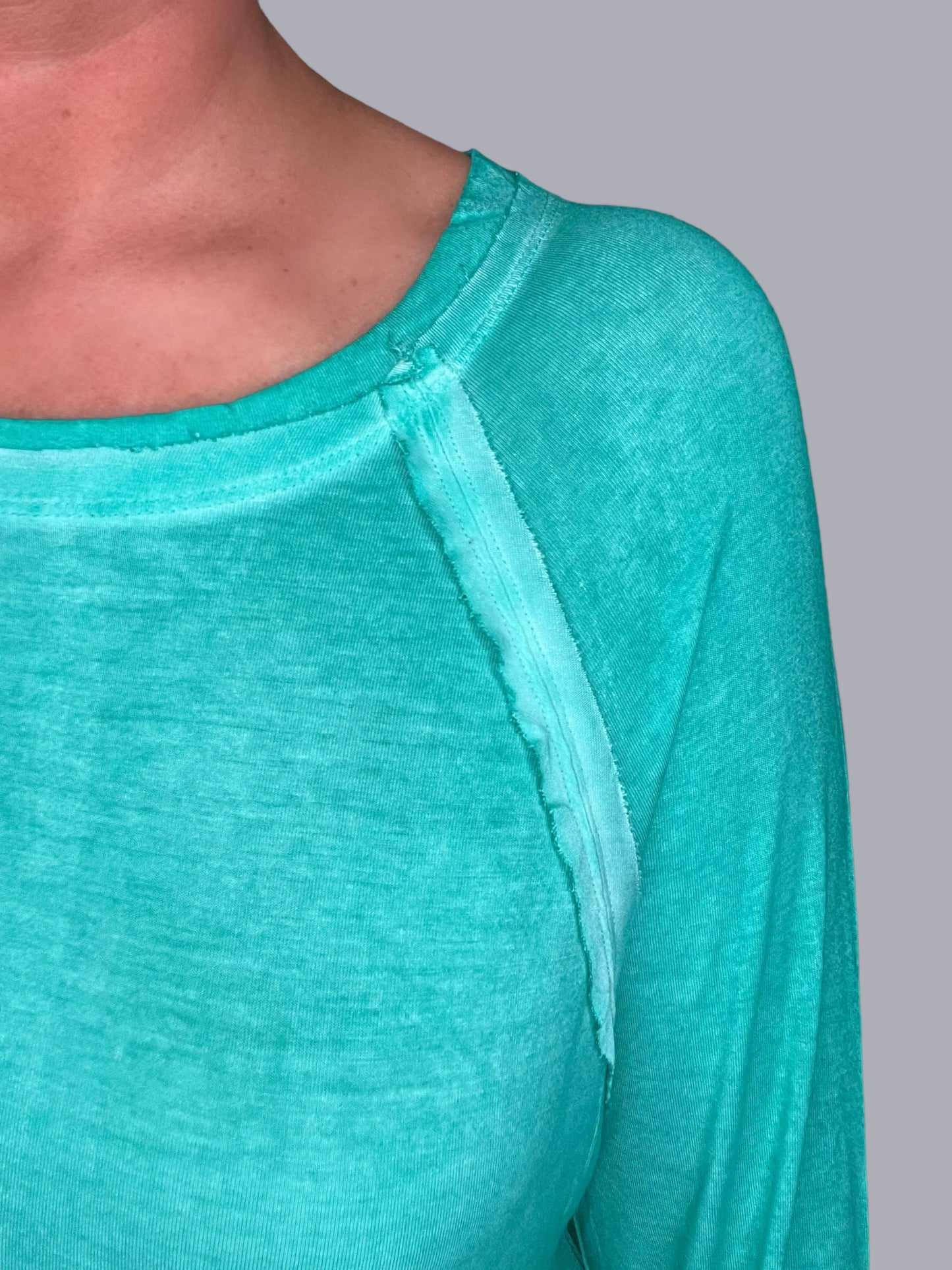 Mineral Wash Long Sleeve Top