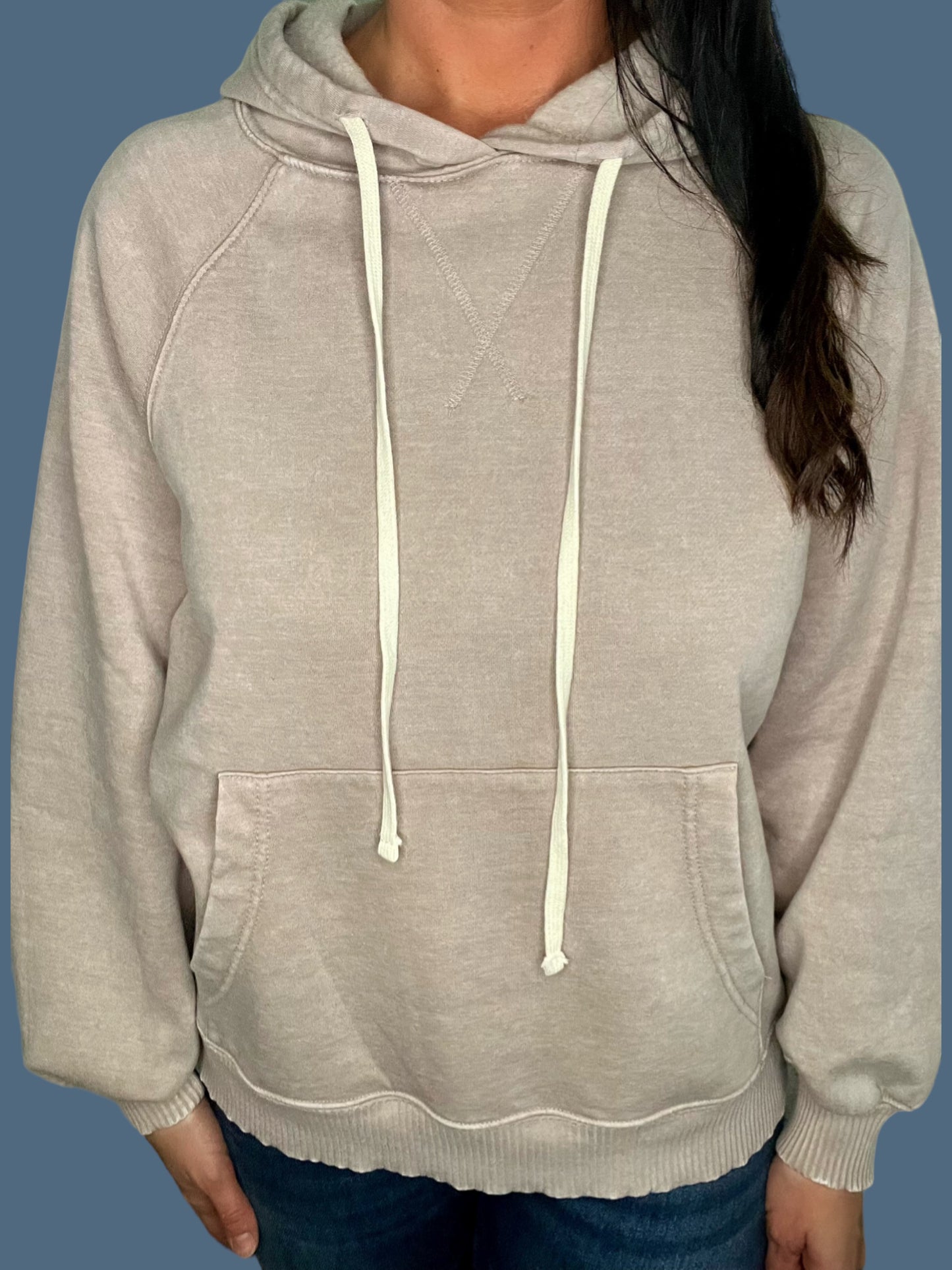 Mineral Wash Fleece Hoodie