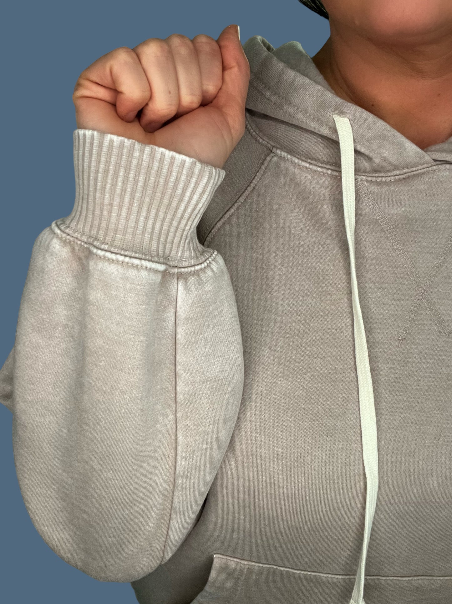 Mineral Wash Fleece Hoodie