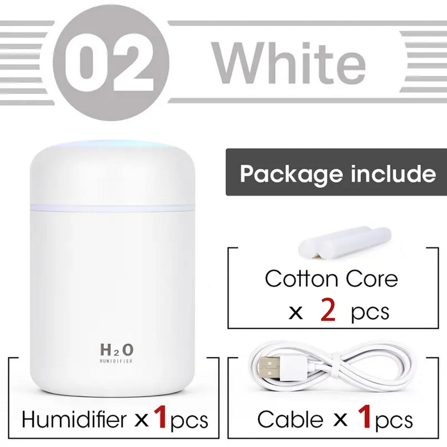 Portable Mini Humidifier & Essential Oil Diffuser