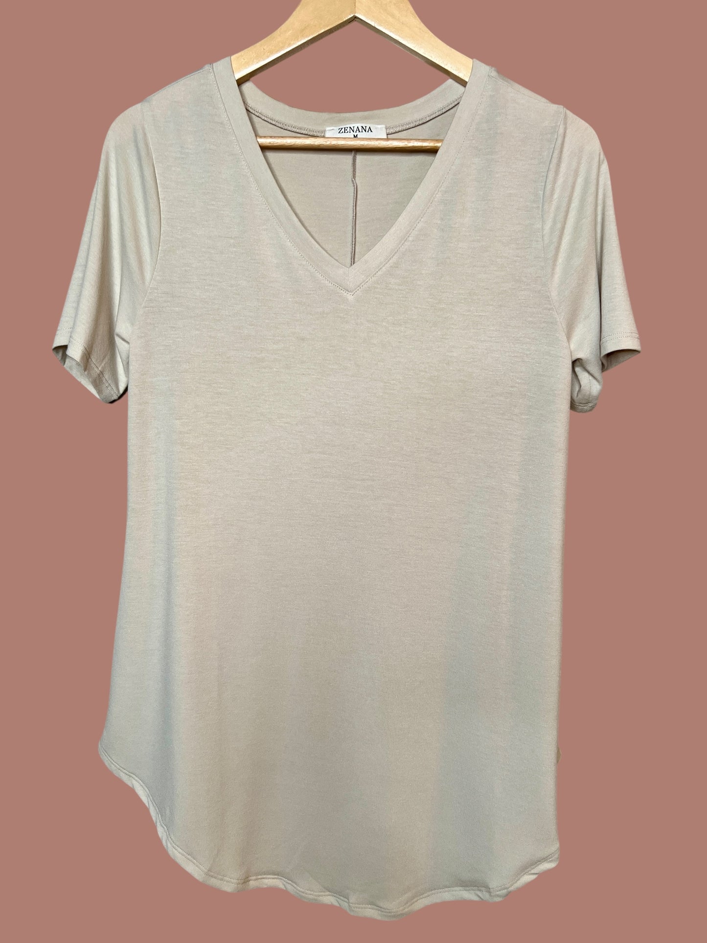Essential V-Neck Short Sleeve Top