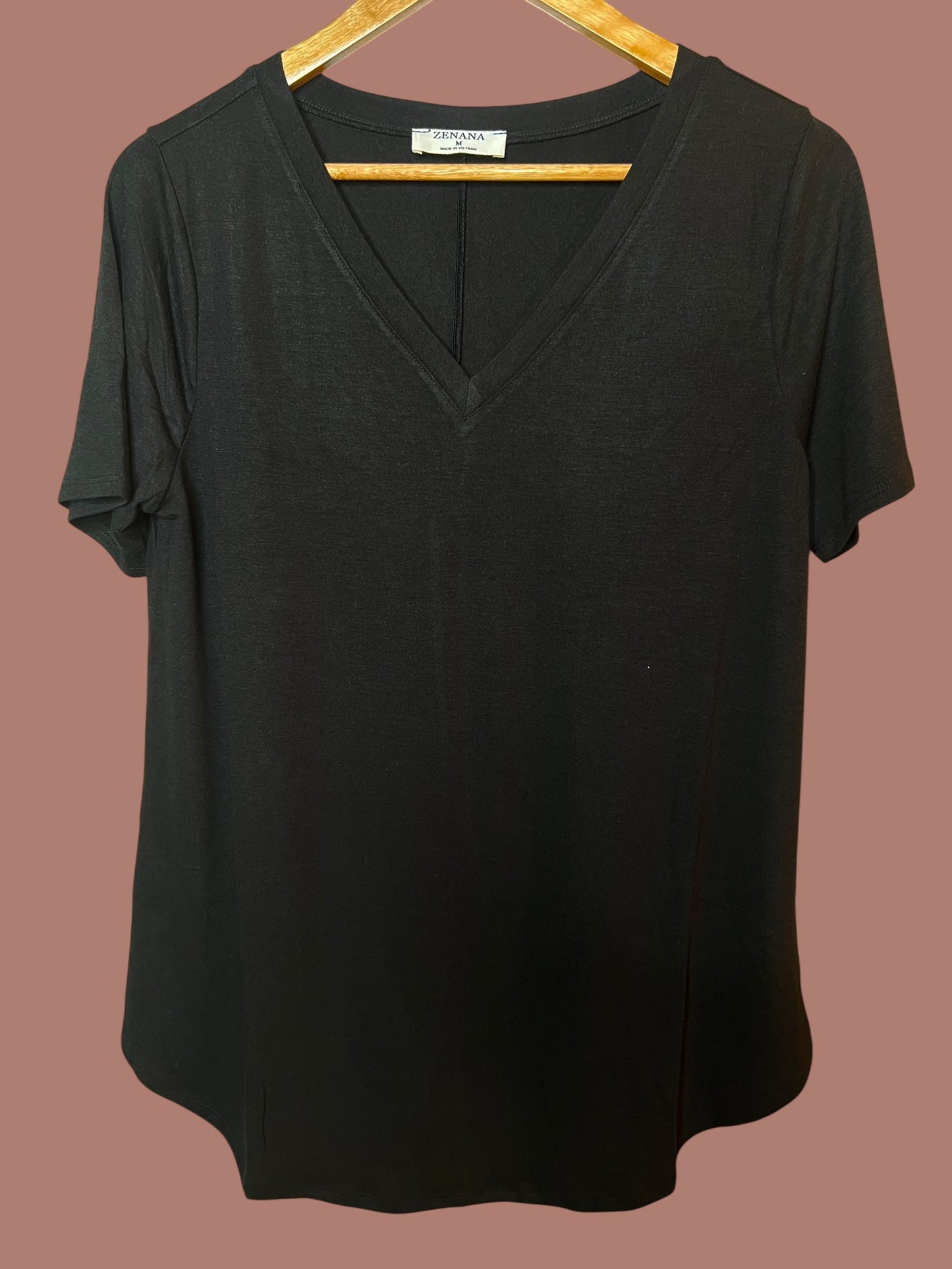 Essential V-Neck Short Sleeve Top