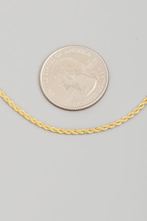 Dainty Rope Chain Necklace
