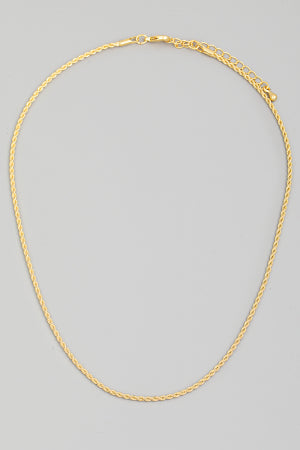 Dainty Rope Chain Necklace