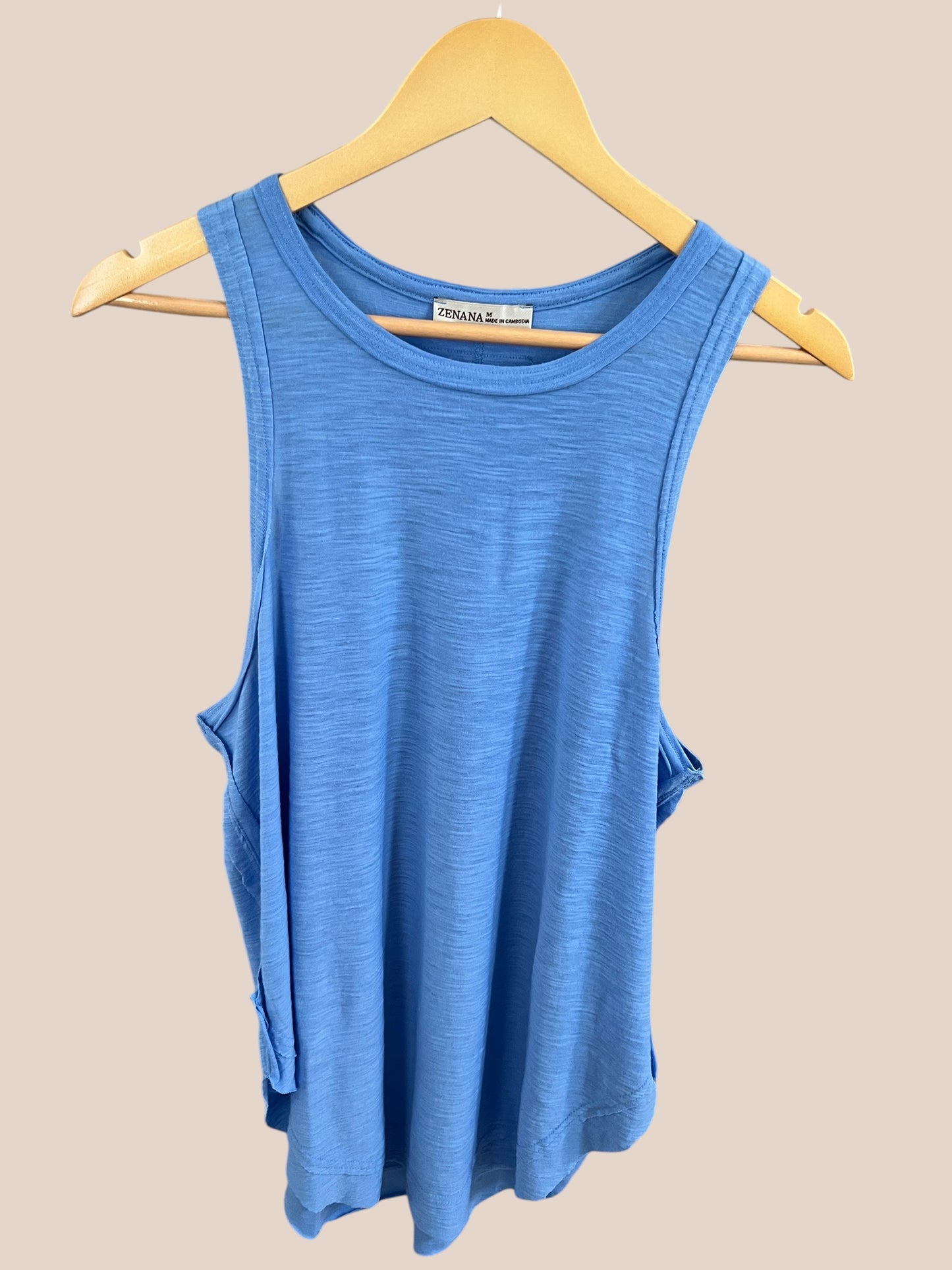 Curved Hem Tunic Tank
