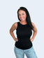 Reversible Neckline Seamless Ribbed Tank