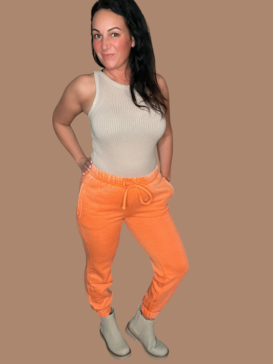 Mineral Wash Fleece Sweatpants