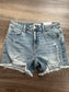 Zenana 'Chasing Summer' High-Rise Distressed Denim Shorts