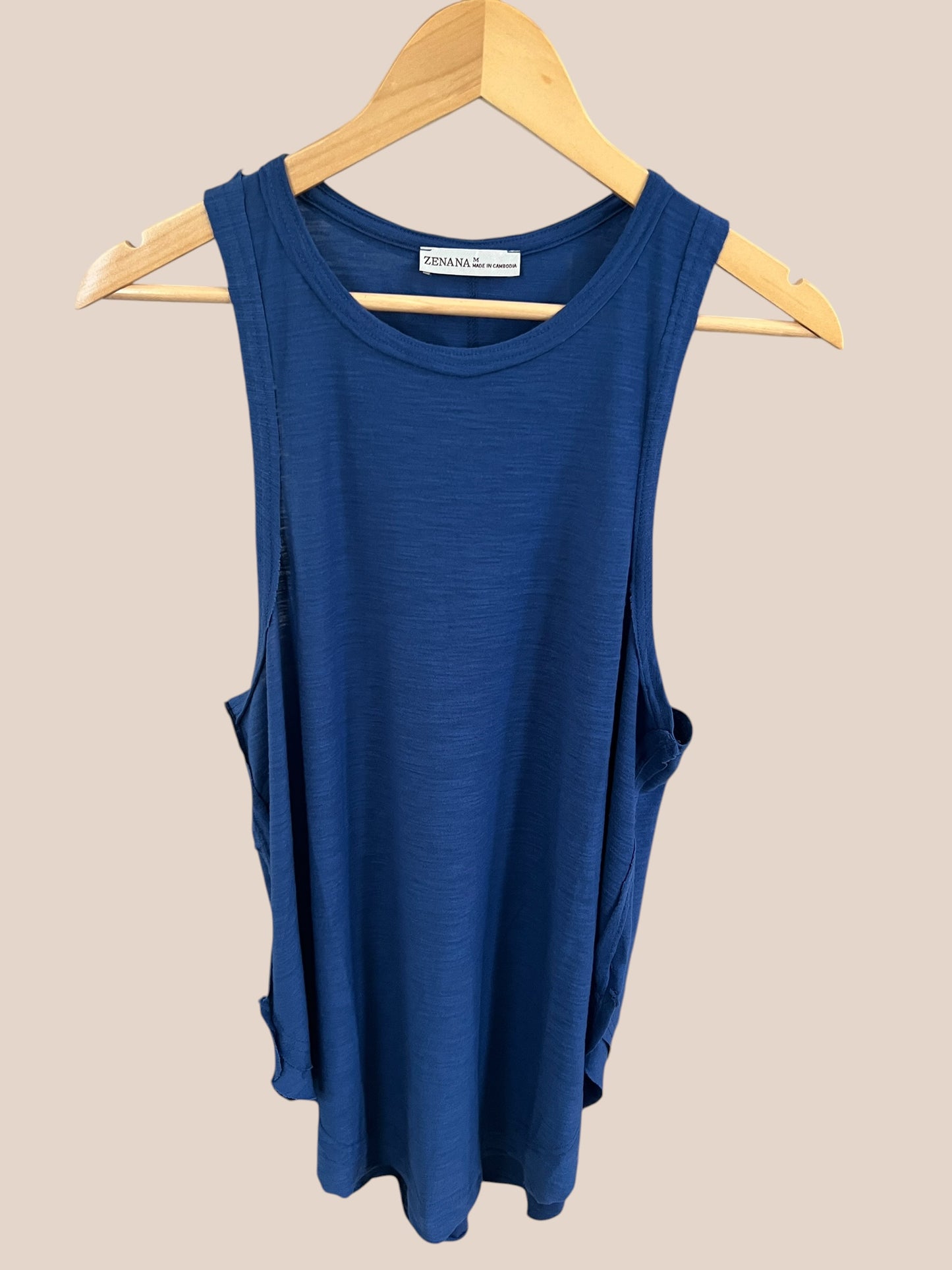 Curved Hem Tunic Tank