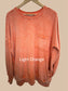 Oversized French Terry Acid Wash Pullover