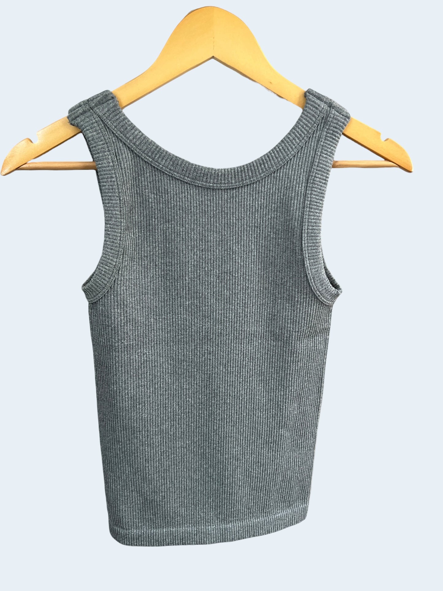 Reversible Neckline Seamless Ribbed Tank