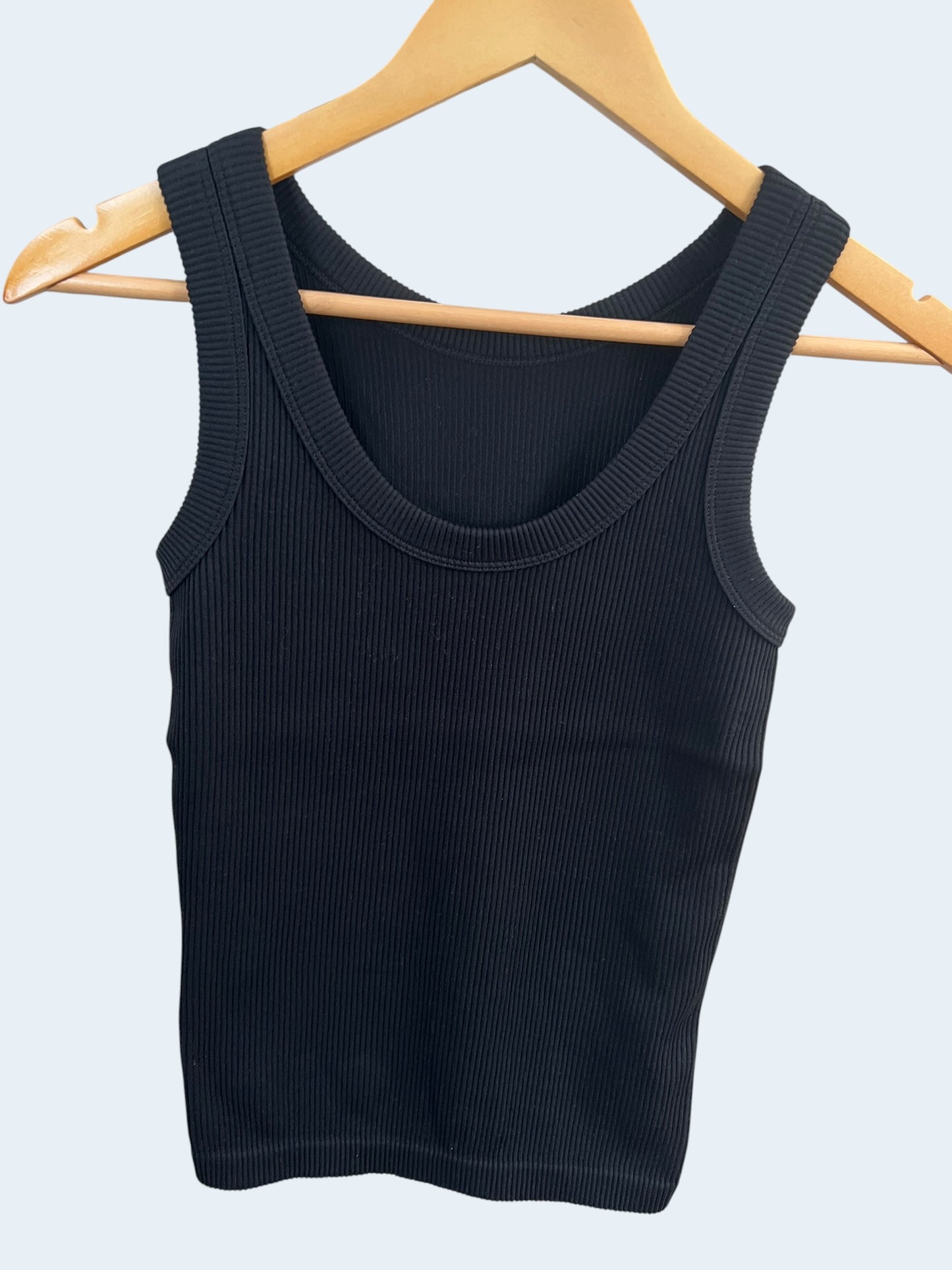 Reversible Neckline Seamless Ribbed Tank