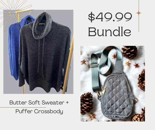 Cozy Knit + Trendy Puffer Bundle