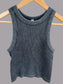 Ribbed Mineral Wash Seamless Tank