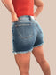 Judy Blue Mid-Rise 2 Button Destroyed ‘Dad’ Shorts