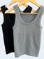 Reversible Neckline Seamless Ribbed Tank