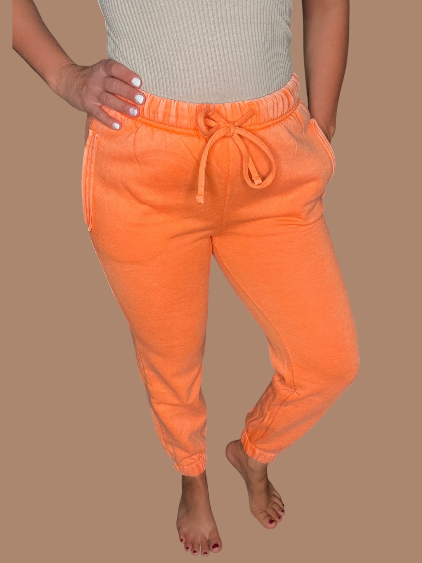 Mineral Wash Fleece Sweatpants
