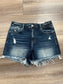 Zenana ‘Day to Night’ High-Rise Frayed Hem Denim Shorts