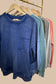Oversized French Terry Acid Wash Pullover
