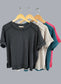 Cuffed Short Sleeve Ribbed Top