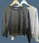 Mineral Wash Fleece Crop Pullover