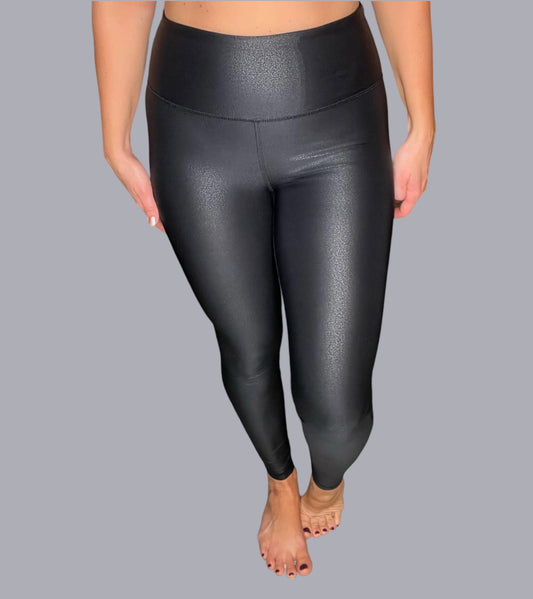 Metallic Pebble Leggings