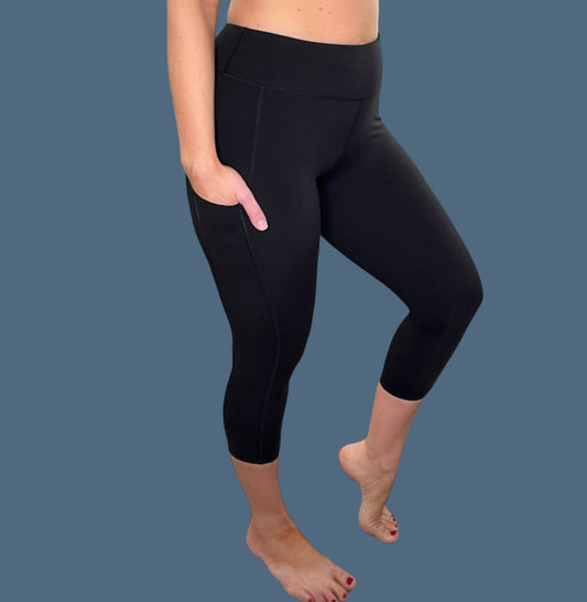 Capri Yoga Leggings w/ Pockets