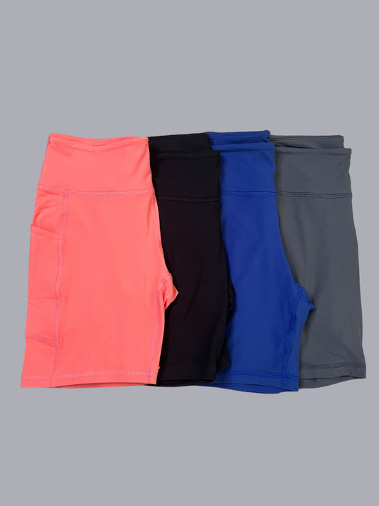 6-inch Biker Shorts w/ Pockets