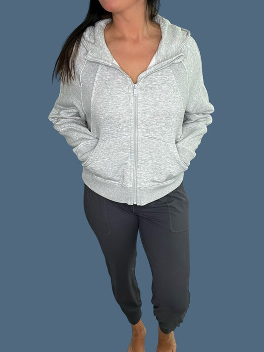 Full-Zip Luxe Hoodie Jacket