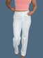 Judy Blue Wide Leg Braided White Jeans