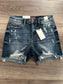 Judy Blue Mid-Rise 2 Button Destroyed ‘Dad’ Shorts