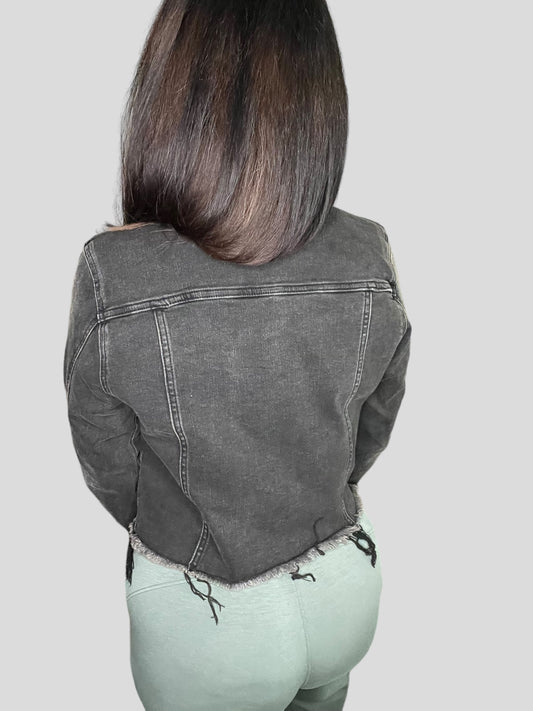 Risen Distressed Vintage Denim Jacket