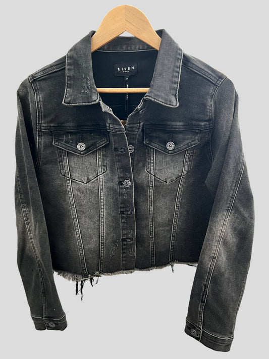 Risen Distressed Vintage Denim Jacket